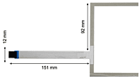 ABON 183x141mm Resistive Touch Screen