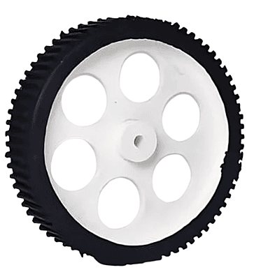 10cm / 100mm Rubber Wheel for Gear Motor – RC Car Tires and Tyres