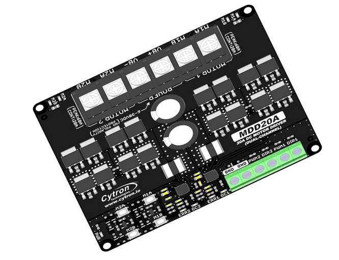 Cytron 20Amp 6V-30V DC Motor Driver (2 Channels) Cytron 20Amp 6V-30V DC Motor Driver (2 Channels)