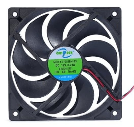 Generic 4 Inch 12V DC 0.23A Brushless Cooling Fan for Desktop, Server, Gaming Console, Laptop Generic 4 Inch 12V DC 0.23A Brushless Cooling Fan for Desktop, Server, Gaming Console, Laptop