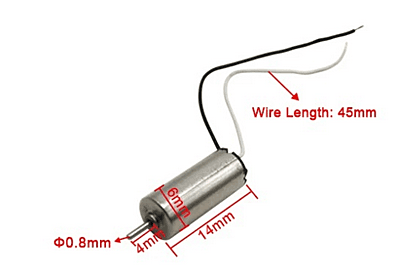 Vibration Motor  3V 6*14MM Hollow Cup