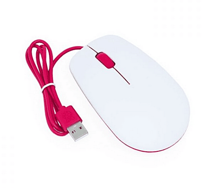 Official Raspberry Pi Mouse (White/Red)