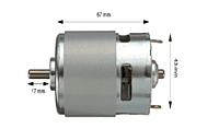 D Shaft 775 12V 12000 RPM/MIN High Speed High Torque DC Motor Dual Shaft D Shaft 775 12V 12000 RPM/MIN High Speed High Torque DC Motor Dual Shaft