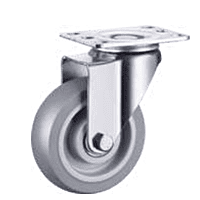 Medium duty TPR Castor wheel