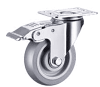 Medium duty TPR Castor wheel