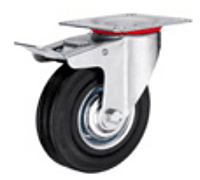 Light duty Rubber Castor wheel (IR series)