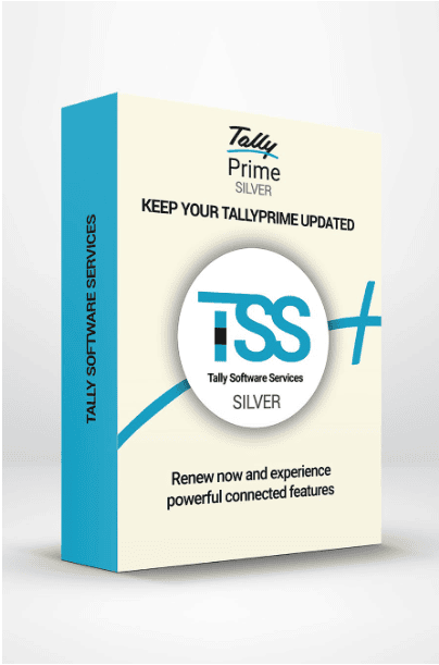 Tally Software Services (TSS) - Silver. Subscription for e-Way Bills, e-Invoice, Online Reports, Banking & Payment feature on your existing TallyPrime Silver license. (Email Delivery In 2 Hours)