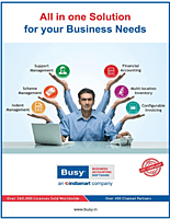 BUSY Accounting Software | Standard | Single User | Accounting | Inventory | GST | Invoicing | | BUSY 21 | Official | Latest Version | Email Delivery within 24 hrs of purchase