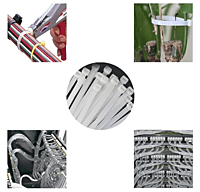 6" inch Cable Ties 150 mm White Nylon Cable Tie Zip (100) 6" inch Cable Ties 150 mm White Nylon Cable Tie Zip (100)