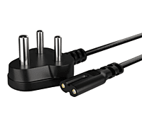 3 Pin to 2 Pin Power Cable 1M