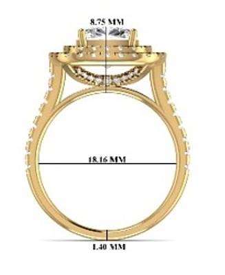 4.13 Carat Gold ring wrinz010