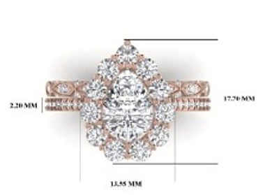 4.43 Carat Gold ring and band Combo wrinz011 4.43 Carat Gold ring and band Combo wrinz011