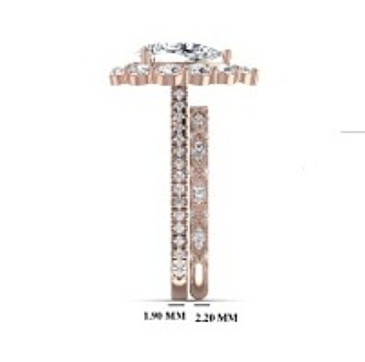 4.43 Carat Gold ring and band Combo wrinz011 4.43 Carat Gold ring and band Combo wrinz011
