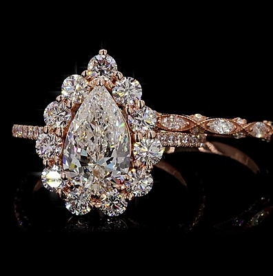 4.43 Carat Gold ring and band Combo wrinz011 4.43 Carat Gold ring and band Combo wrinz011