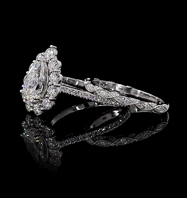 4.43 Carat Gold ring and band Combo wrinz011 4.43 Carat Gold ring and band Combo wrinz011