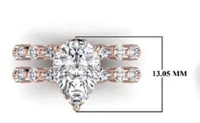 4.60 Carat Gold ring and band Combo wrinz012 4.60 Carat Gold ring and band Combo wrinz012
