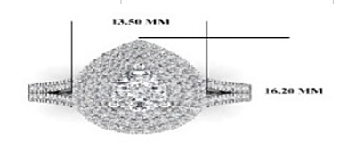 1.95 Carat Gold ring wrinz014