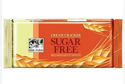 Bisk Fam Sugar Free Cream Cracker Biscuit, 300 g- Pouch