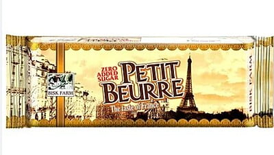Bisk Farm Zero Added Sugar Petit Beurre - The Taste of France 250g Pouch