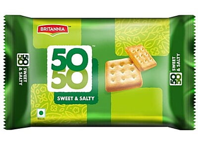 Britannia 50-50 Sweet & Salty, 200 grams
