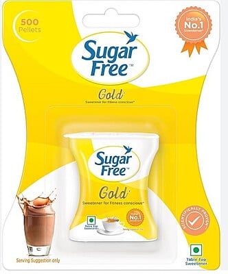 Sugar Free Gold Low Calorie Sweetner, 500 pellets
