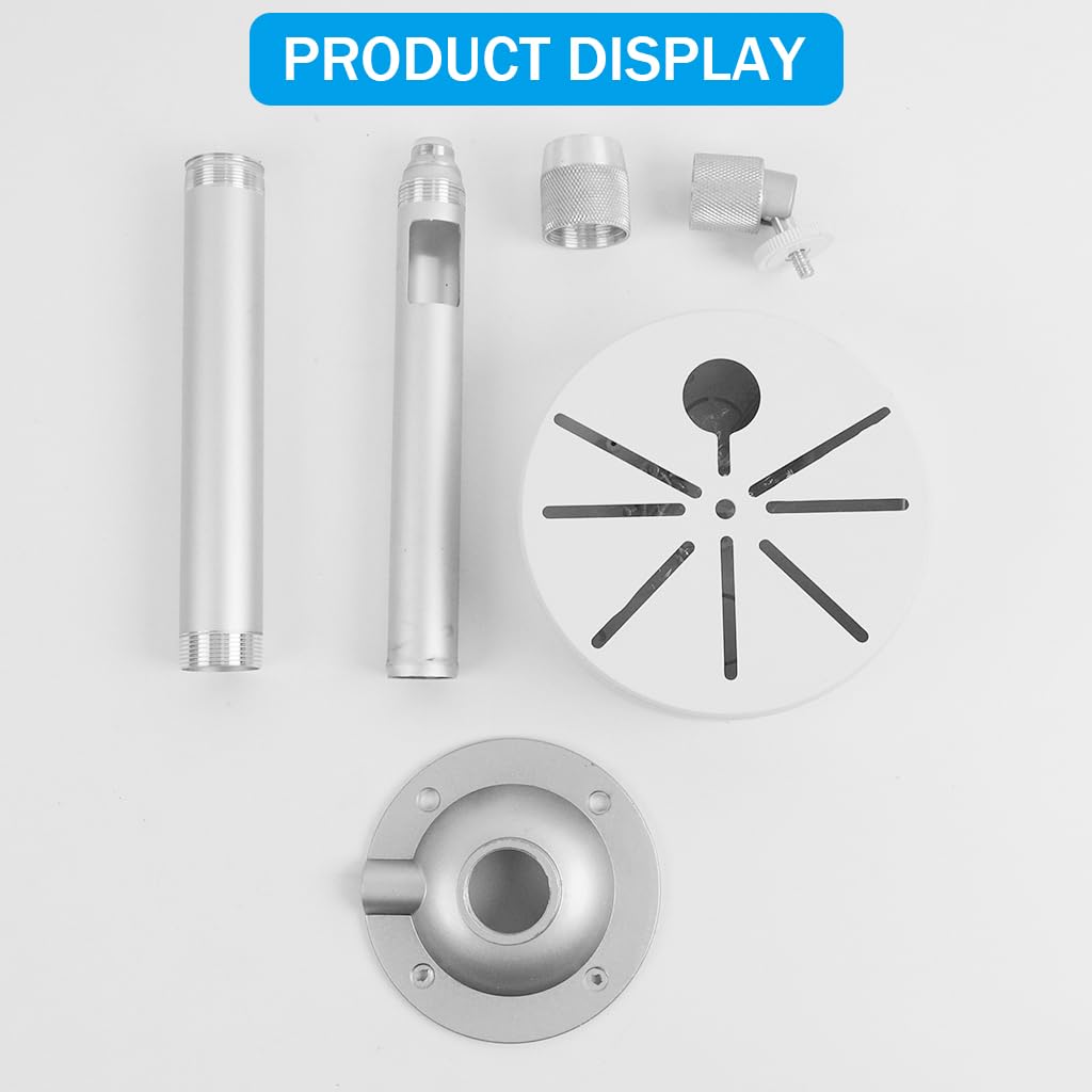 Security Camera Mount Bracelet, (39.8 - 19.8)cm 7.8-15.7 Inches Telescopic Wall Mount, Aluminum Alloy Dome Camera Mount, Bracket for CCTV Security Camera/IP Camera Security Camera Mount Bracelet, (39.8 - 19.8)cm 7.8-15.7 Inches Telescopic Wall Mount, Aluminum Alloy Dome Camera Mount, Bracket for CCTV Security Camera/IP Camera