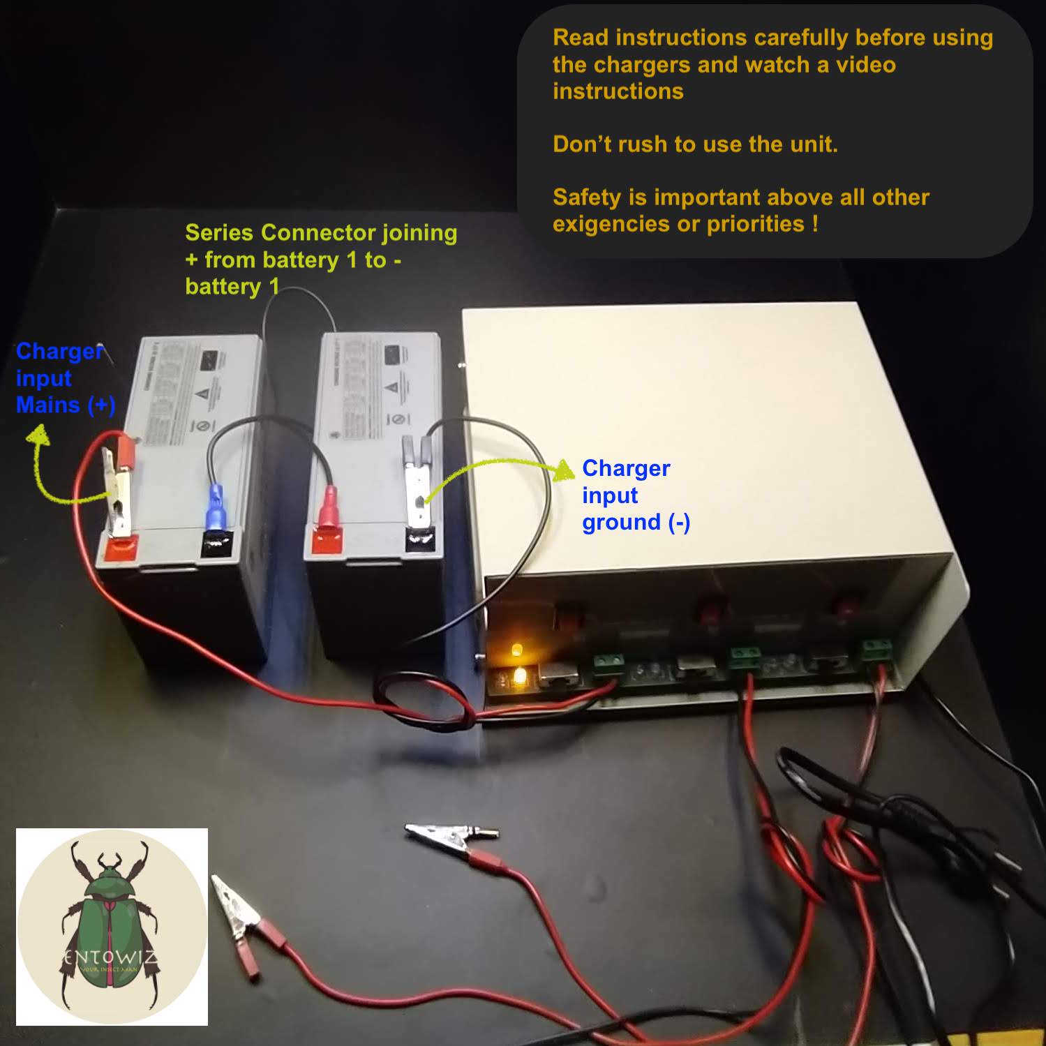 Battery Charger 3 output points Battery Charger 3 output points