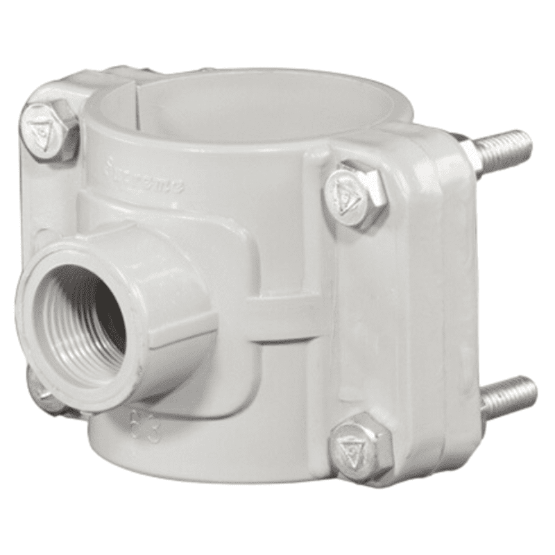 Service Saddle, 50 mm, 1-1/2" Inch, Agriculture PVC Fittings