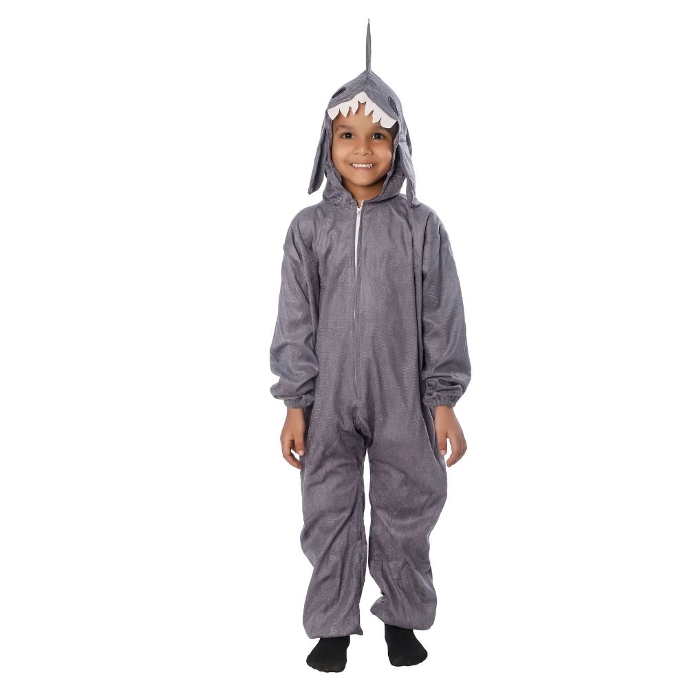 Shark Fancy Dress Costume in Grey Shark Fancy Dress Costume in Grey