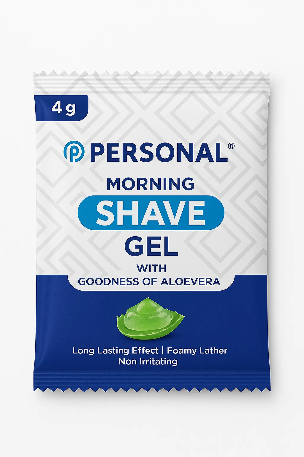 Personal Morning Shave Gel – Single Use | 4g Aloe Vera Formula for Hotel