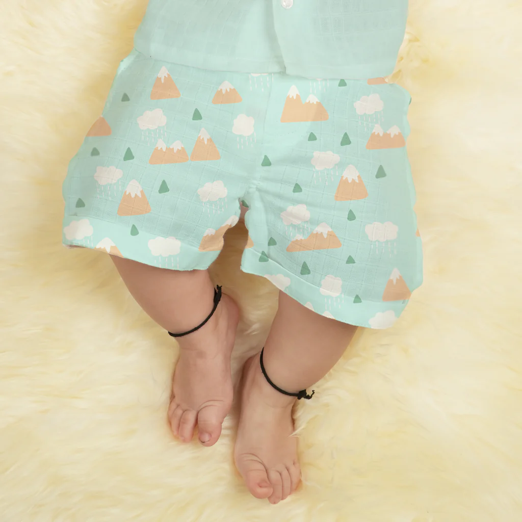 1st Step 100% Soft Muslin Cotton Baby Shorts - Pack of 3 - 6-9 Months 1st Step 100% Soft Muslin Cotton Baby Shorts - Pack of 3 - 6-9 Months