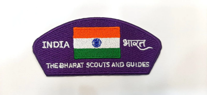 Right Shoulder Badge Bharat / India-(25 pair)
