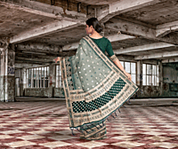 Samudrika Kashmiri Pista Silk Samudrika Kashmiri Pista Silk