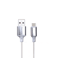 Champion Type-C PVC Silver Metal 3 Amp 1 Mtr Data Cable Series I (White) Champion Type-C PVC Silver Metal 3 Amp 1 Mtr Data Cable Series I (White)