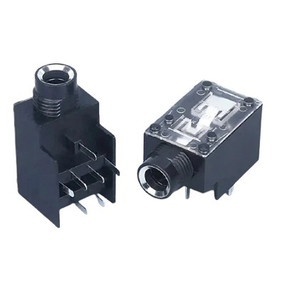 Silver 6.35mm Socket | 7-Pin Audio Connector | Durable & Reliable Design