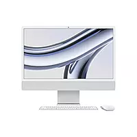 Apple iMac (Apple M3 Chip/ 8-core CPU/ 16GB RAM/ 512GB SSD/ 24-inch (60.96 cm) 4.5K Retina display / 10-core GPU/ macOS/ Silver) | MR7E3HN/A