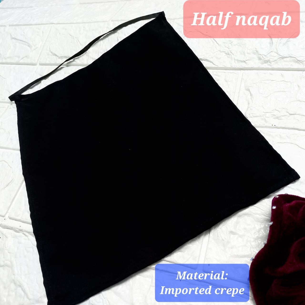 Simple Easy to Wear Nose Piece With Elastic Band