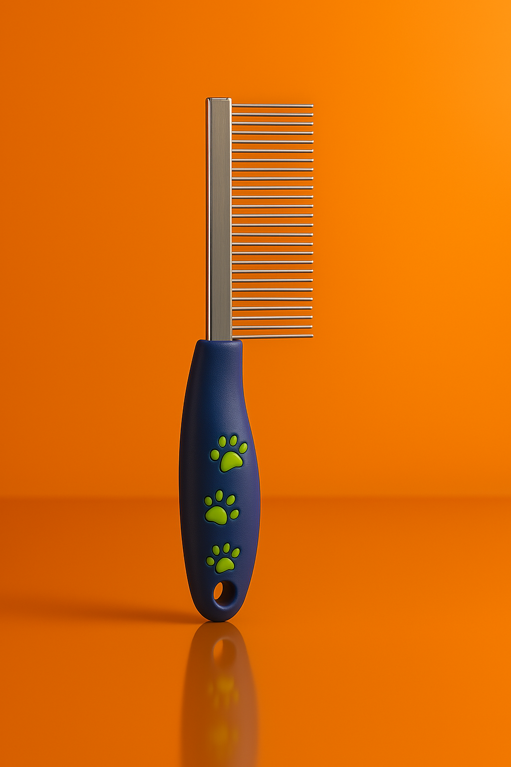Steel Comb Basic Plastic Handle