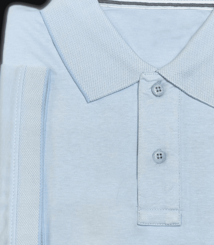 Sky Blue Self Design Tshirt