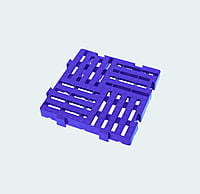 307*307*32 Injection Moulded Pallet - Slate 307*307*32 Injection Moulded Pallet - Slate