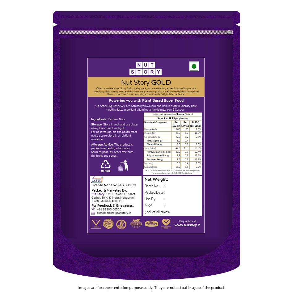 Gold - Big Cashews Gold - Big Cashews