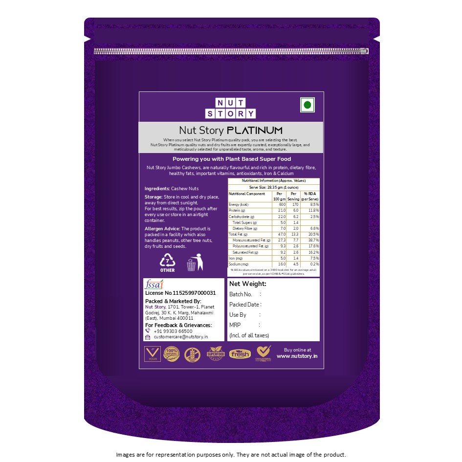 Platinum - Jumbo Cashews Platinum - Jumbo Cashews