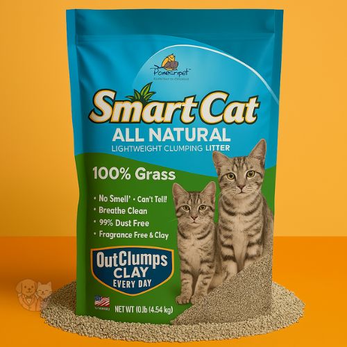 Smart Cat Clumping Cat Litter โ 5 Kg, Odor Control & Easy Clean Smart Cat Clumping Cat Litter โ 5 Kg, Odor Control & Easy Clean