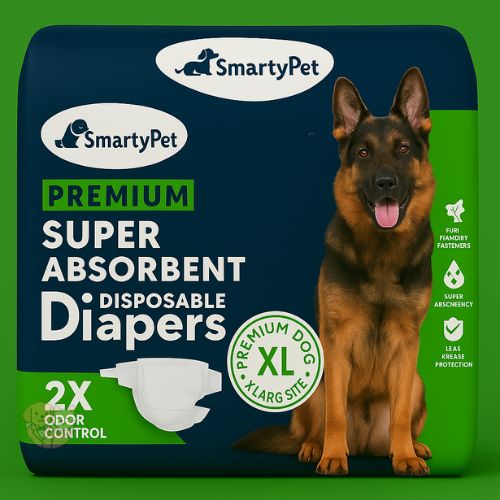 Smarty Pet Disposable Diapers for Dogs & Puppies โ Leak-Proof, Comfortable Fit for All Breeds Smarty Pet Disposable Diapers for Dogs & Puppies โ Leak-Proof, Comfortable Fit for All Breeds