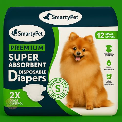 Smarty Pet Disposable Diapers for Dogs & Puppies โ Leak-Proof, Comfortable Fit for All Breeds Smarty Pet Disposable Diapers for Dogs & Puppies โ Leak-Proof, Comfortable Fit for All Breeds