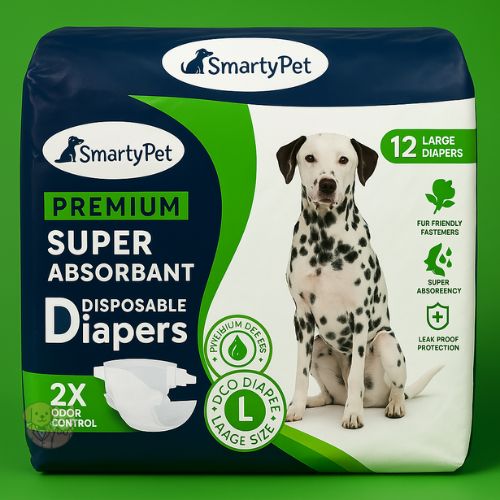 Smarty Pet Disposable Diapers for Dogs & Puppies โ Leak-Proof, Comfortable Fit for All Breeds Smarty Pet Disposable Diapers for Dogs & Puppies โ Leak-Proof, Comfortable Fit for All Breeds