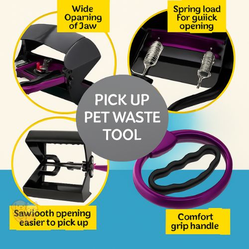 SmartyPet Small Pet Scooper – Lightweight Poop Picker for Dogs & Cats