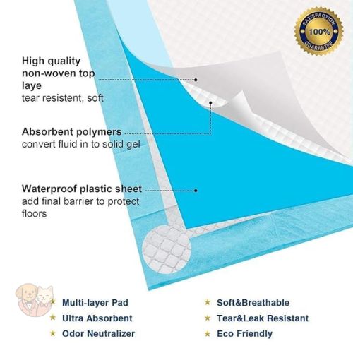 Smarty Pet Training Pads – Leak-Proof, Fresh Scented Pads for Dogs & Puppies (50 pcs, 45×60 cm) Smarty Pet Training Pads – Leak-Proof, Fresh Scented Pads for Dogs & Puppies (50 pcs, 45×60 cm)