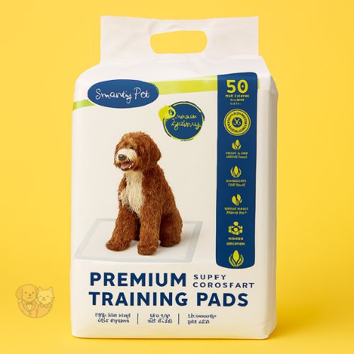 Smarty Pet Training Pads – Leak-Proof, Fresh Scented Pads for Dogs & Puppies (50 pcs, 45×60 cm) Smarty Pet Training Pads – Leak-Proof, Fresh Scented Pads for Dogs & Puppies (50 pcs, 45×60 cm)