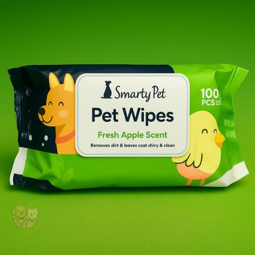 Smarty Pet Wet Wipes – Fresh Apple Scented Grooming Wipes for Dogs, Puppies & Cats (100 pcs) Smarty Pet Wet Wipes – Fresh Apple Scented Grooming Wipes for Dogs, Puppies & Cats (100 pcs)